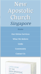 Mobile Screenshot of nac-singapore.org