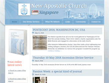 Tablet Screenshot of nac-singapore.org